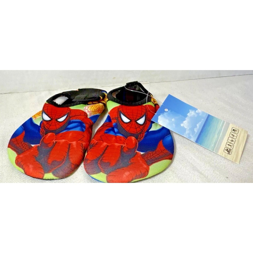 Spiderman Swim Shoes Children's Size XL Smarta Brand New